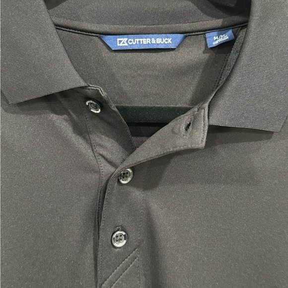 NWOT Cutter & Buck Golf Shirt - Black - Men’s Size M - Picture 4 of 5
